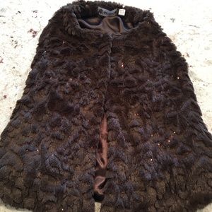 Faux Fur Shawl